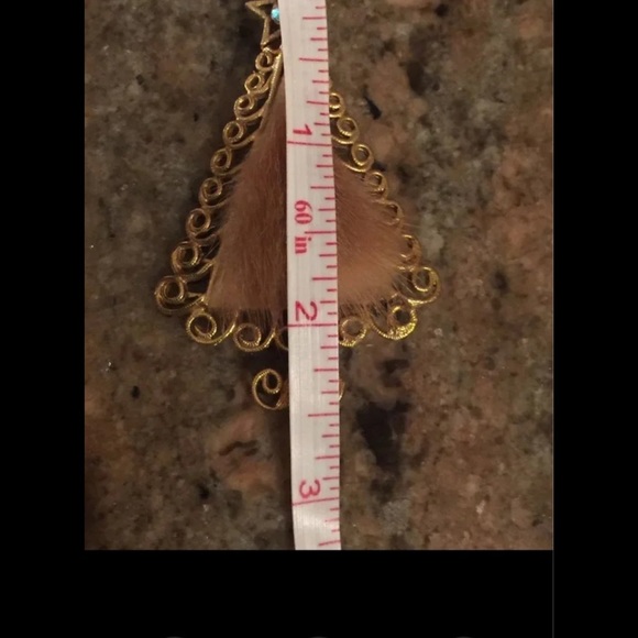 Vintage TANCER II ©️ Mink Fur Christmas Tree 🎄 Pin/Brooch - Picture 9 of 9